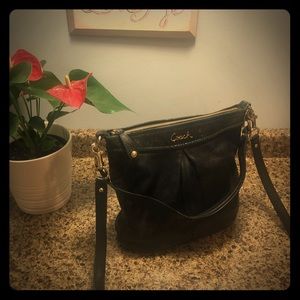 Coach Black Crossbody Hobo Purse